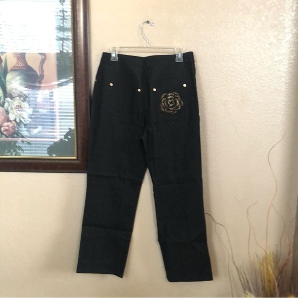 St John Jeans Wide Leg Jeans Size 8 - Picture 4 of 9